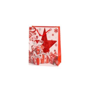 TORO Papierová vianočná dárčeková taška TORO 23x18x10cm assort