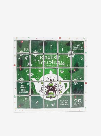Zelený adventný čajový kalendár English Tea Shop