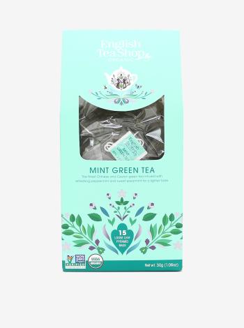 Zelený čaj s mätou English Tea Shop (15 pyramidek)