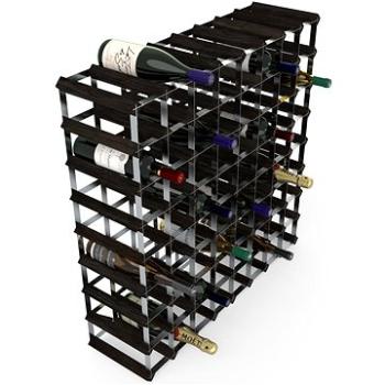 RTA stojan na 72 fliaš vína, čierny jaseň – pozinkovaná oceľ/rozložený (WINE0076)