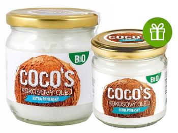 Health link BIO Kokosový olej extra panenský 400ml + 200 ml naviac 600 ml