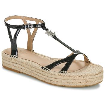 Lauren Ralph Lauren  PAYTON-ESPADRILLES-FLAT  Sandále Čierna