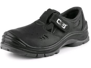 Obuv sandál CXS SAFETY STEEL IRON S1, čierny, veľ. 40