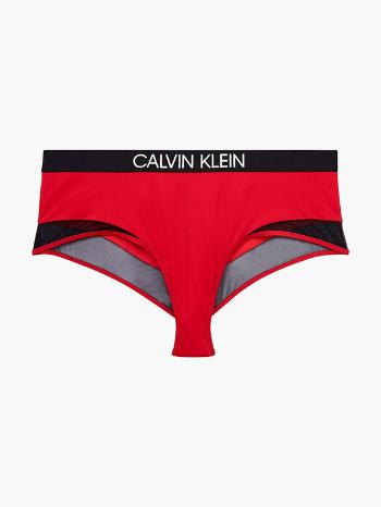 Calvin Klein High Waist Bikini Plavky Červená