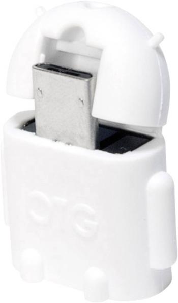 LogiLink USB 2.0 adaptér [1x micro USB 2.0 zástrčka B - 1x USB 2.0 zásuvka A] AA0063 s funkciou OTG