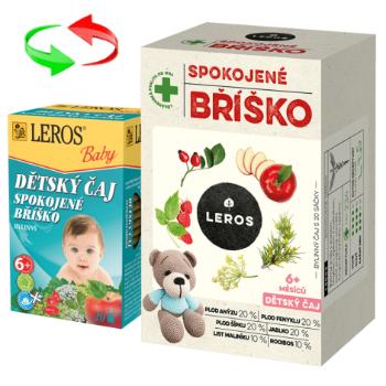 LEROS Detský čaj Spokojné bruško 20x2g