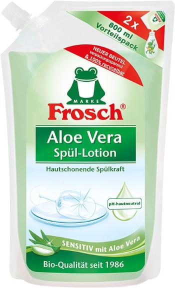 Frosch EKO Prostriedok na umývanie riadu Aloe Vera náhradná náplň 800 ml