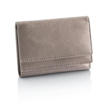 Malá kožená peňaženka Ilvy, béžová