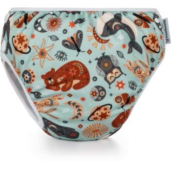 Bamboolik Swim Diapers Celestial Animals prateľné plienkové plavky veľkosť M 8-12 kg 1 ks