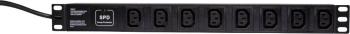 LogiLink PDU8A01 19 palca  zásuvková lišta vhodná do skrine sieťových rozvodov   1 U zásuvka C13 10A pevná vstavba, s vy
