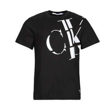 Calvin Klein Jeans  Tričká s krátkym rukávom SCATTERED CK LOGO TEE  Čierna
