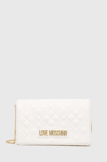 Kabelka Love Moschino biela farba