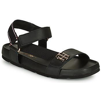 Tommy Hilfiger  Sandále TH HARDWARE SPORTY SANDAL  Čierna