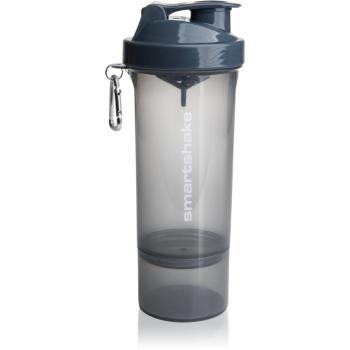 Smartshake Slim športový šejker + zásobník farba Stormy Grey 800 ml