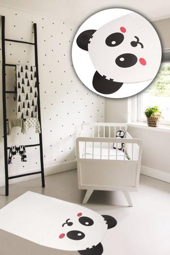 Ourbaby Puzzle panda puzzle iný biela čierna