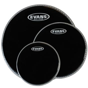 Evans TOMPACK: Black Chrome Rock