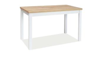 Signal Jedálenský stôl ADAM | 100 x 60 cm Farba: dub zlatý craft / biely mat