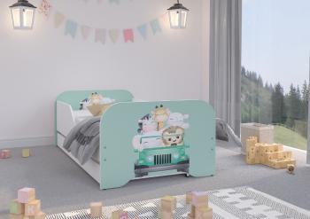 Detská posteľ MIKI 160 x 80 cm - Výlet  TRIP posteľ + úložný priestor