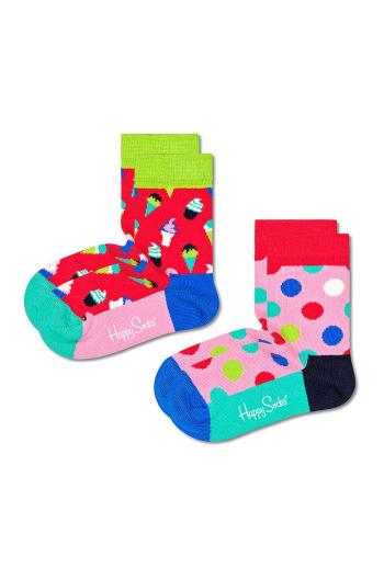 Detské ponožky Happy Socks (2-pak)