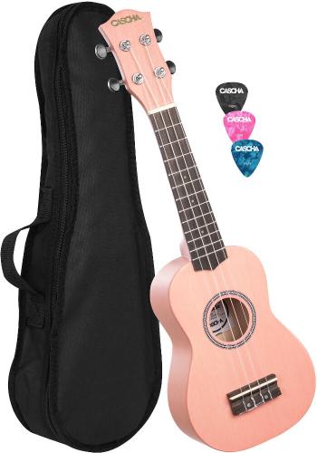 Cascha HH 3968 Sopránové ukulele Ružová