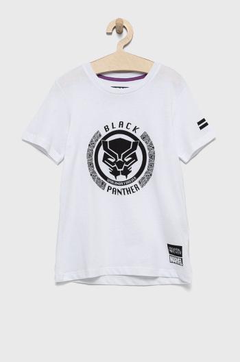 Obojstranné bavlnené tričko Jack & Jones biela farba, s potlačou