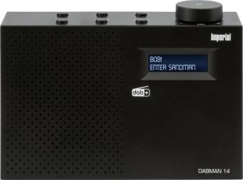 Imperial DABMAN 14 prenosné rádio DAB+, FM USB   čierna