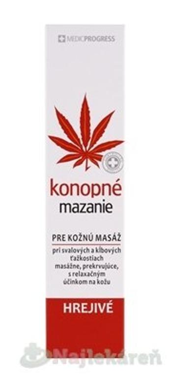 MedicProgress konopné mazanie hrejivé 100 ml