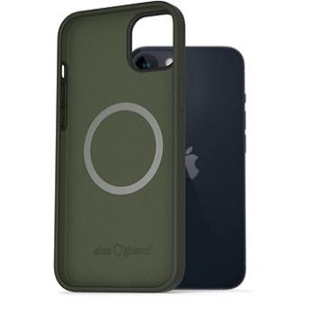 AlzaGuard Magnetic Silicone Case na iPhone 14 Plus zelený (AGD-PCMS0009E)