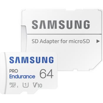 MicroSDXC 64GB PRO Endurance +SD SAMSUNG