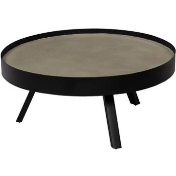 SHUMEE Konferenčný stolík s betónovou doskou 74 × 32 cm, 246086