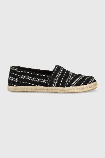 Espadrilky Toms Alpargata Rope čierna farba, 10019676