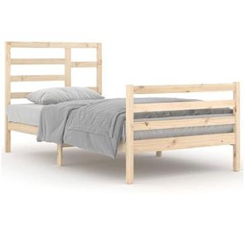 Rám postele masívne drevo 100 × 200 cm, 3105850