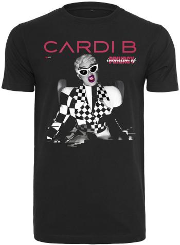 Cardi B Tričko Transmission Black L