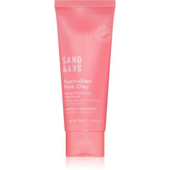 Sand & Sky Australian Pink Clay Micro-Exfoliating Face Scrub mikro-exfoliačný čistiaci gél na tvár 100 g