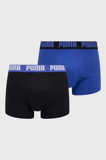 Boxerky Puma 2-pak pánske, čierna farba