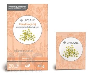 LIVSANE Feniklový čaj bylinný čaj 20x2 g (40 g)
