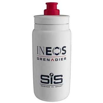 Elite Cyklistická fľaša na vodu FLY INEOS GRENADIERS WHITE 550 ml (8020775041369)