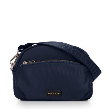 Dámska nylonová crossbody kabelka Wittchen, tmavomodrá 99-4Y-101-7