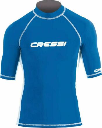 Cressi Rash Guard Man Short Sleeve Tričko Blue 2XL