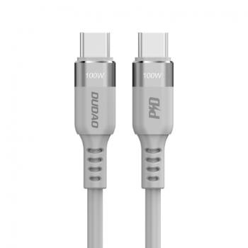 Dudao LC5Max kábel USB-C / USB-C PD 100W 1m, sivý (C5MAX)