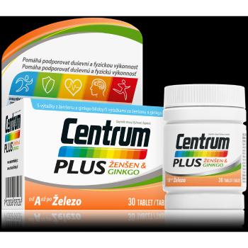 CENTRUM Multivitamín Ženšen & Ginkgo 30 tabliet