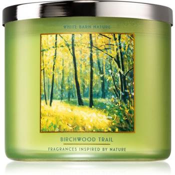 Bath & Body Works Birchwood Trail vonná sviečka 411 g