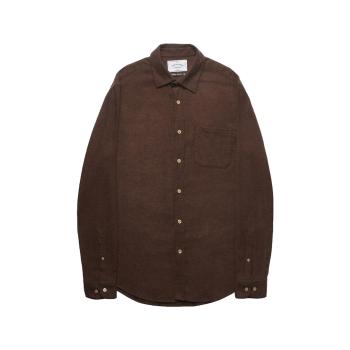 Portuguese Flannel  Teca Shirt - Brown  Košele s dlhým rukávom Hnedá