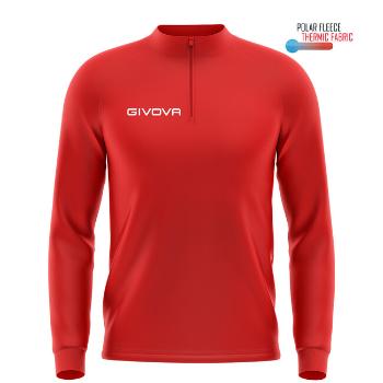 MAGLIA POLARFLEECE TECNICA (HALF ZIP) 500 ROSSO Tg. 2XS