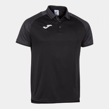 ESSENTIAL II POLO BLACK-ANTHRACITE S/S 2XS