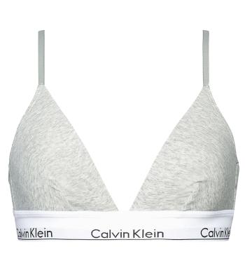 Calvin Klein -  Unlined triangle sivá podprsenka-L