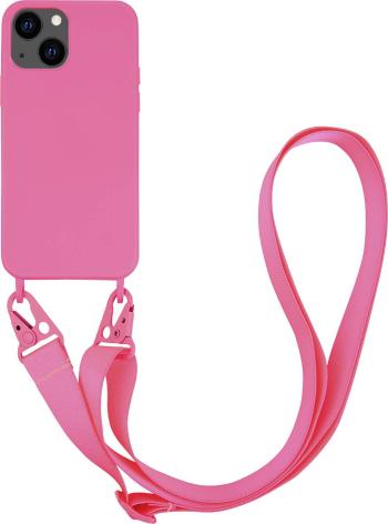 Vivanco Necklace Smartphone-Kette Apple iPhone 13 Mini ružová
