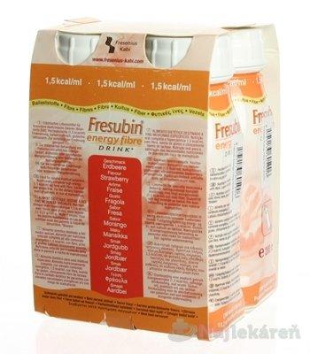 Fresubin PROTEIN ENERGY DRINK - EasyBottle, príchuť lesná jahoda, 4x200 ml (800 ml)