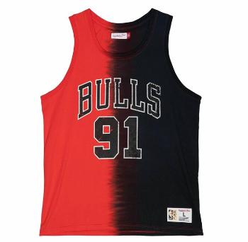 Mitchell & Ness tank top Chicago Bulls Tie Dye Cotton N&M Tank red/black - M