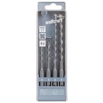 WOLFCRAFT - Vrták příklepový HM SDS+ 5-8mm, sada 4ks (4006885845602)